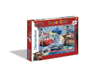Okładka książki Puzzle Supercolor Auta 2x20