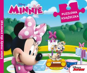 Okładka książki Puzzlowa książeczka. Minnie. Salon mody