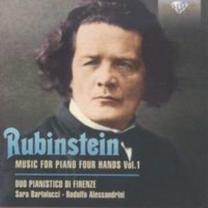 Okładka książki Rubinstein: Music For Piano 4 Hands 1