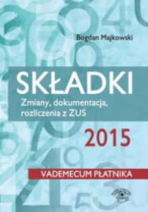 Okładka książki Składki 2015