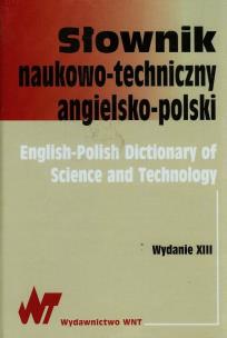 Opakowanie Słownik naukowo-techniczny angielsko-polski