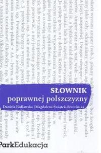 Okładka książki Słownik - poprawnej polszczyzny w. 2008 PARK/PWN