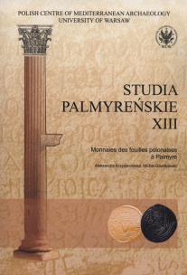 Okładka książki Studia Palmyrenskie XIII