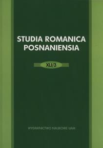 Opakowanie Studia Romanica Posnaniensia 41/3