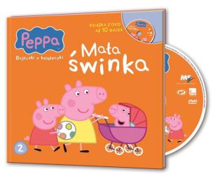 Okładka książki Świnka Peppa. Bajeczki z.. 2 Mała Świnka + DVD