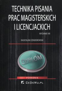 Okładka książki Technika pisania prac magisterskich i lic.w.2015