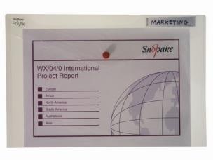 Opakowanie Teczka Kopertowa A4 Przeźroczysta