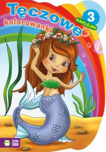 Okładka książki Tęczowe kolorowanki cz.3