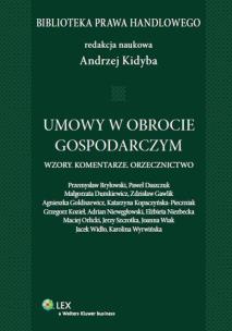 Okładka książki Umowy w obrocie gospodarczym