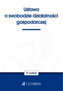 Opakowanie Ustawa o swobodzie działalności gospodarczej