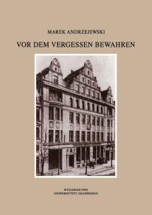 Okładka książki Vor dem Vergessen bewahren
