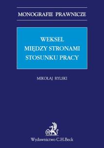 Okładka książki Weksel między stronami stosunku pracy
