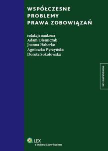 Okładka książki Współczesne problemy prawa zobowiązań