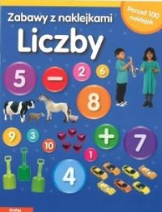 Okładka książki Zabawy z naklejkami - Liczby