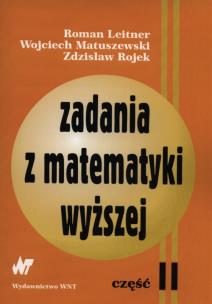 Okładka książki Zadania z matematyki wyższej Część 2