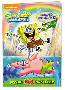 Okładka książki Zadanie: naklejanie! SpongeBob Kanciastoporty.