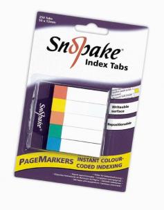 Opakowanie Zakładki indeksujące białe 50x12 blister 250s