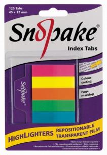 Opakowanie Zakładki indeksujące transparentne 45x12 blister 125s