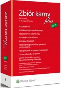 Okładka książki Zbiór karny Plus 2015