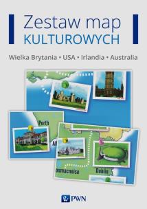 Opakowanie Zestaw map kulturowych Wielka Brytania USA Irlandia Australia
