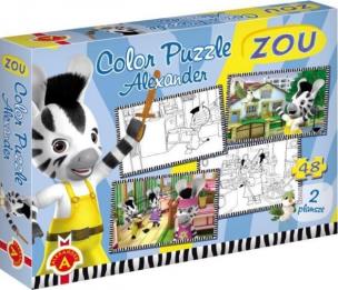 Okładka książki Zou. Color puzzle ALEX