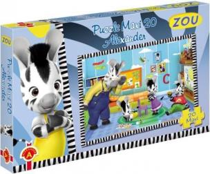 Okładka książki Zou. Puzzle 20 maxi Alex