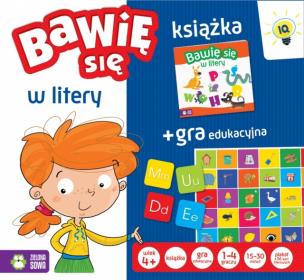 Okładka książki  Bawię się. Bawię się w litery