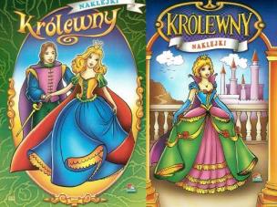 Okładka książki (095) Królewny. Malowanka z naklejkami MIX