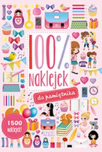 Okładka książki 100% naklejek - Do pamiętnika
