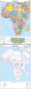Okładka książki Afryka . Mapa polityczna / konturowa