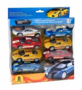 Opakowanie Auto wyścigowe 8szt