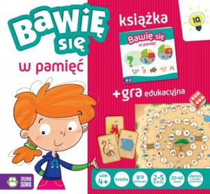 Okładka książki Bawię się w pamięć. Książka + gra edukacyjna