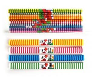 Opakowanie Bibuła marszczona mix paski 10szt