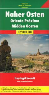 Okładka książki Bliski Wschód mapa 1:2 000 000