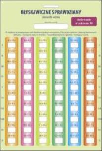 Okładka książki Błyskawiczne sprawdziany. Matematyka (12 arkuszy)