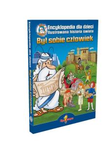 Okładka książki Był sobie człowiek - encyklopedia dla dzieci + DVD