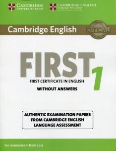 Opakowanie Cambridge English First 1 without answers