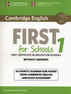 Opakowanie Cambridge English First for Schools 1 for Revised Exam from 2015 Student's Book without Answers