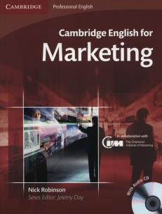 Okładka książki Cambridge English for Marketing + CD