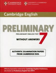 Opakowanie Cambridge English Preliminary 7 Student's Book without answers