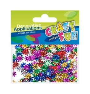 Opakowanie Cekiny metaliczne kwiatuszki