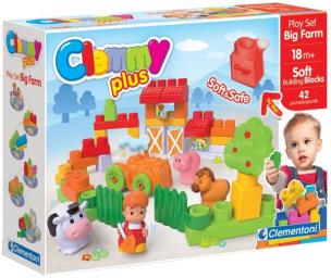 Okładka książki Clemmy Plus. Klocki Farma