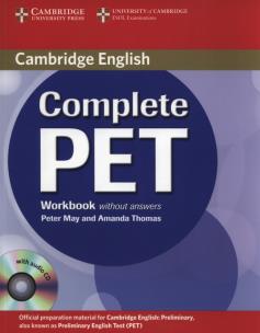 Okładka książki Complete PET Workbook  +CD