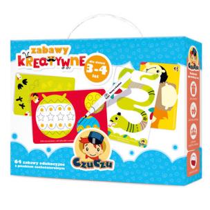 Okładka książki CzuCzu Zabawy kreatywne dla dzieci 3-4 lat