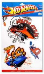 Opakowanie Dekoracja ścienna 3D Hot Wheels