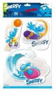 Opakowanie Dekoracja ścienna 3D Smerfy