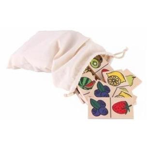 Opakowanie Domino owoce w woreczku lnianym