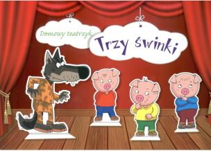 Okładka książki Domowy teatrzyk. Trzy Świnki