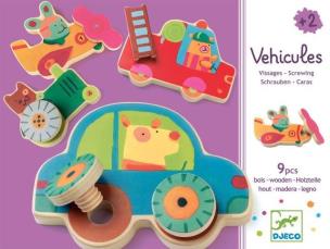 Opakowanie Drewniane pojazdy do skręcania