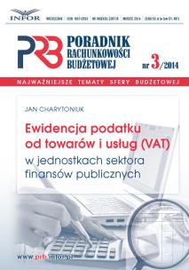 Opakowanie Ewidencja podatku od towarów i usług(vat) w jednostkach  sektora finansów publicznych